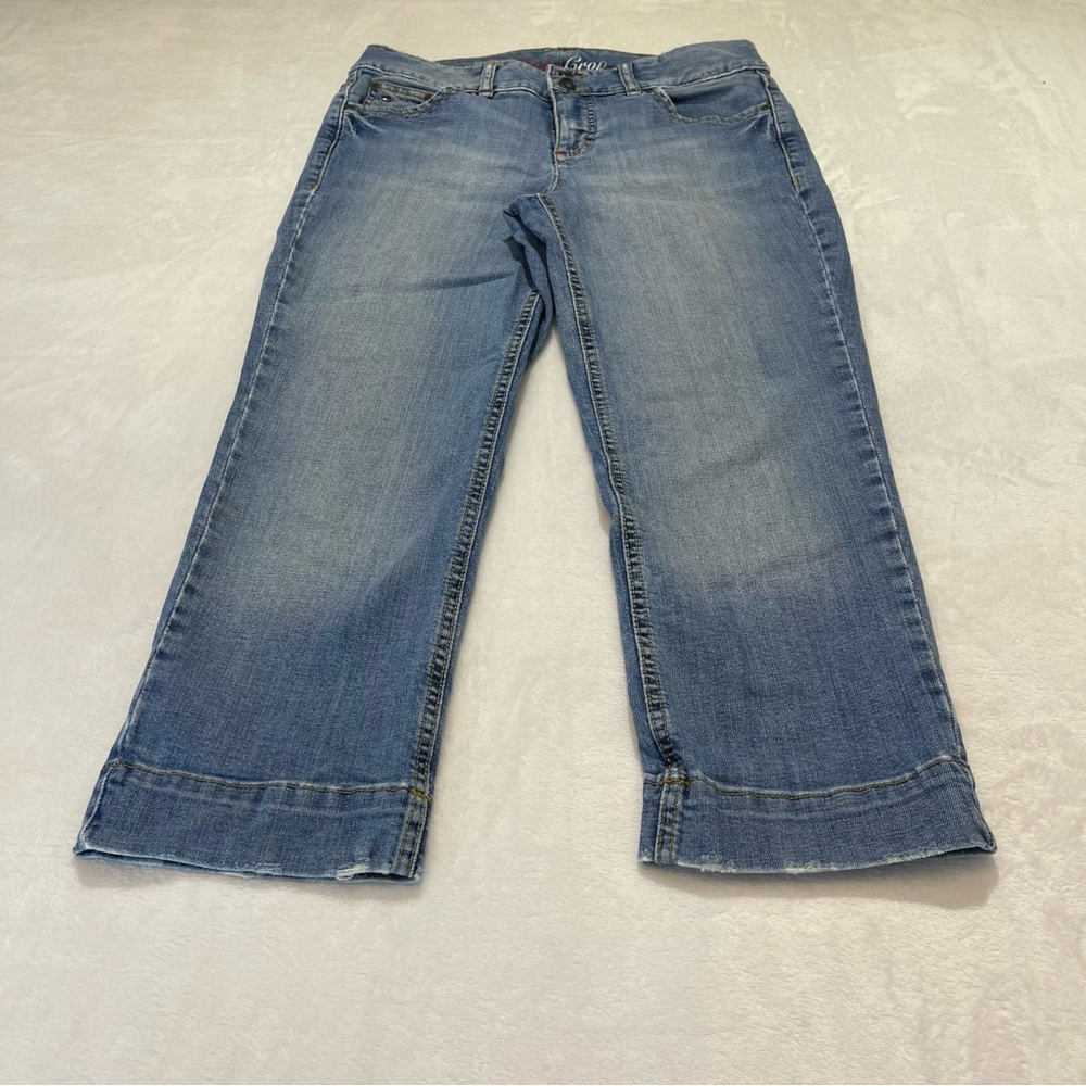 TOMMY HILFIGER WOMENS CROP  DENIM JEANS SIZE 6